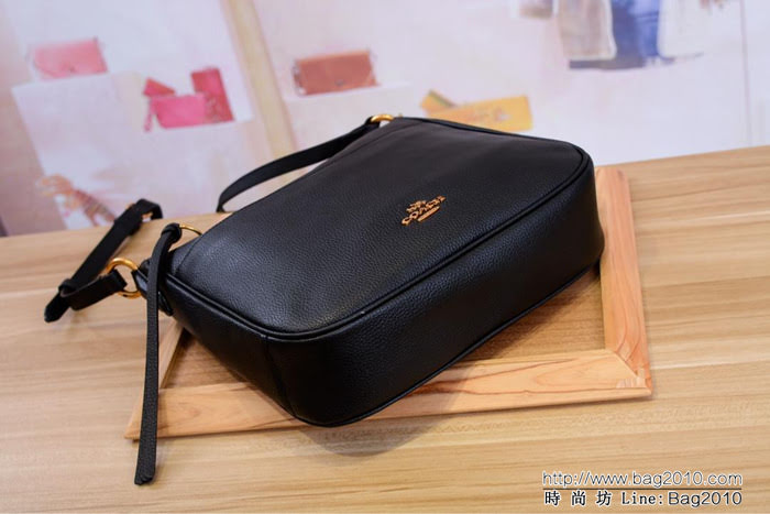 COACH蔻馳 代購級別 35543 拋光鵝卵石紋皮革 可用於肩背或斜挎  Chz1612